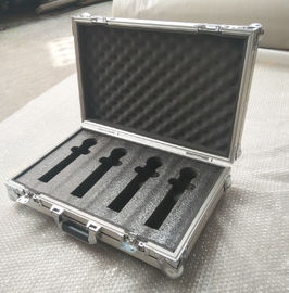 چین 4 Pieces in 1 Microphone Flight Case and Tool Case Double-Box Aluminum Tool Box تامین کننده